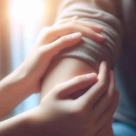 A guiding hand offering support, Ai generated image