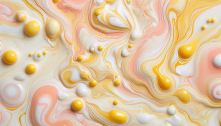 Abstract wallpaper with liquid glass effect, Ai generated image