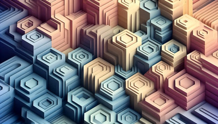 Abstract wallpaper with liquid glass effect, Ai generated image