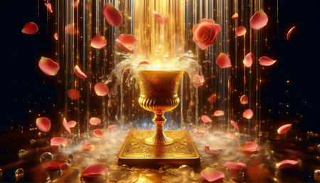 Hyper-realistic abstract Tarot card design, Ai generated image
