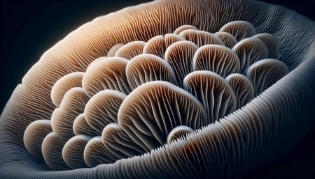A mushroom macro photography artの写真素材
