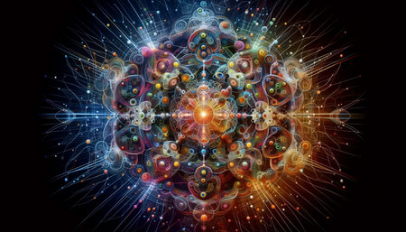 Fractal DAO governance, Ai generated image