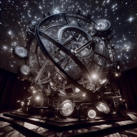 A star projection system, Ai generated imageの写真素材