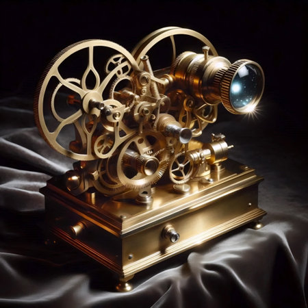 A historical planetarium instrument, Ai generated imageの写真素材