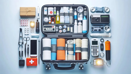 A emergency response readiness, Ai generated image