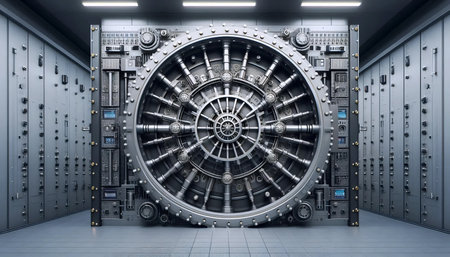 A financial security concept, Ai generated imageの写真素材