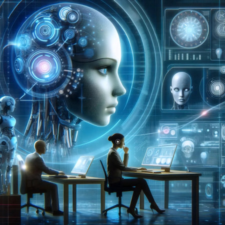 A artificial intelligence takeover, Ai generated image