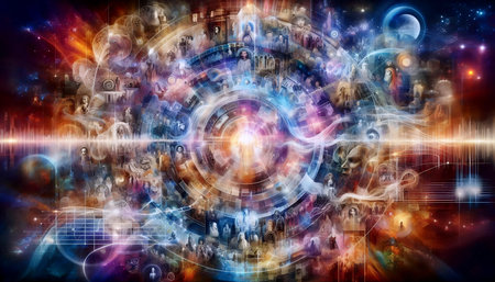 A past life regression, Ai generated image