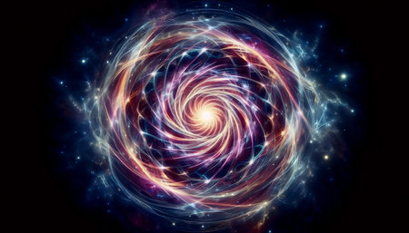 A energy vortex portal, Ai generated image