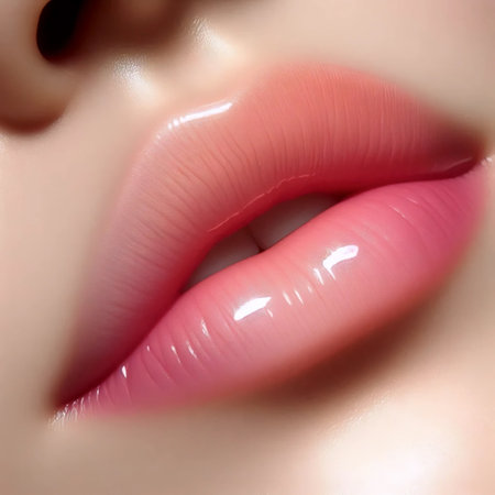 A Korean gradient lips, Ai generated imageの写真素材