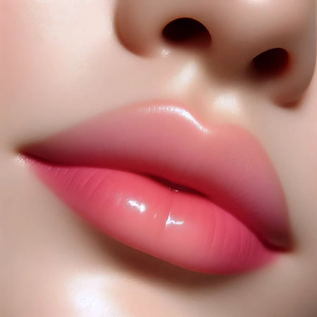 A Korean gradient lips, Ai generated imageの写真素材