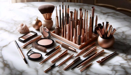 A brow products organization, Ai generated imageの写真素材