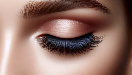 A volume lash masterpiece, Ai generated imageの写真素材