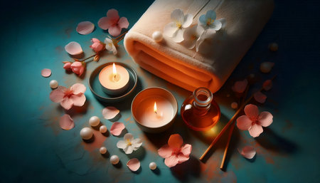 Bikini area abstraction, Ai generated imageの写真素材