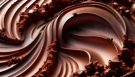 A creamy texture close-up, Ai generated imageの写真素材