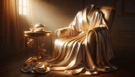 Discrete intimate care, Ai generated imageの写真素材