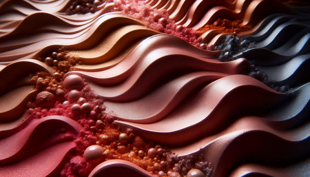 A creamy texture close-up, Ai generated imageの写真素材