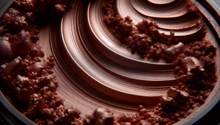 A creamy texture close-up, Ai generated image