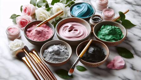 A colorful clay collection, Ai generated imageの写真素材