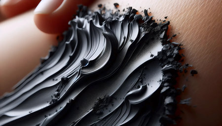 A texture macro close-up, Ai generated image