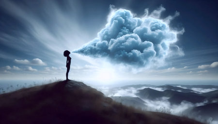 Ai generated imageの写真素材