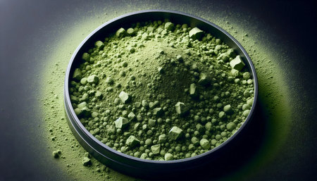 Matcha powder texture, Ai generated image