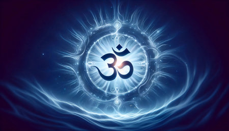 A Lord Shiva with Om symbol, Ai generated image