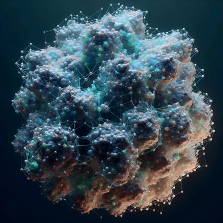 Sacred geometry in molecular structures, Ai generated image