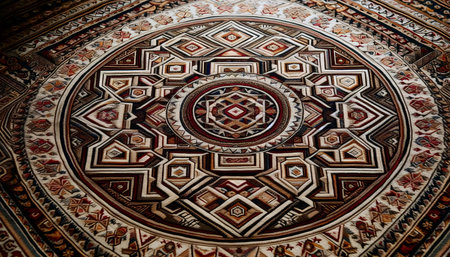 Geometric patterns in textiles