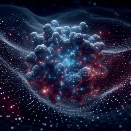 Quantum geometry, Ai generated imageの写真素材