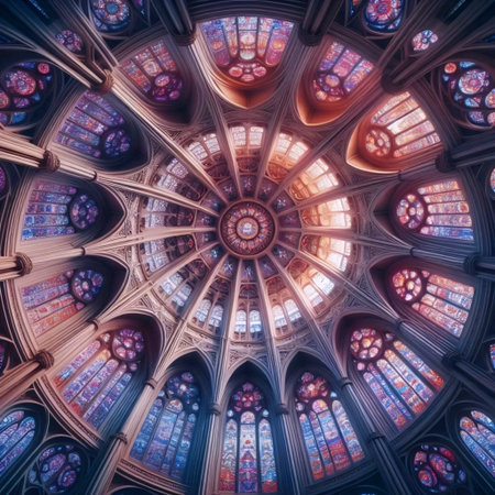 An architectural mandalaの写真素材