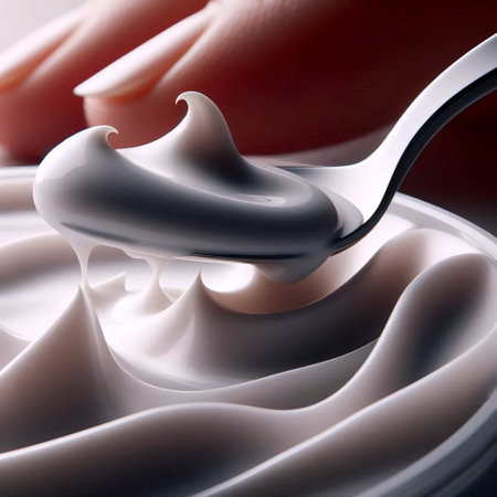 A textured skincare product close-up, Ai generated imageの写真素材