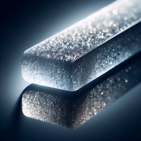 A marble nail file close-up, Ai generated image