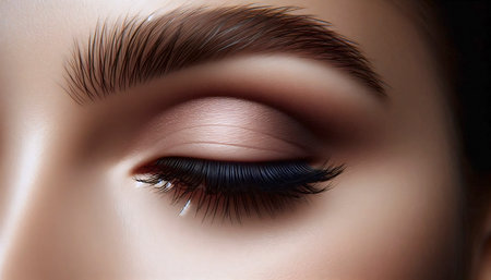 A minimalist no-makeup look, Ai generated imageの写真素材