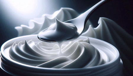 A textured skincare product close-up, Ai generated imageの写真素材