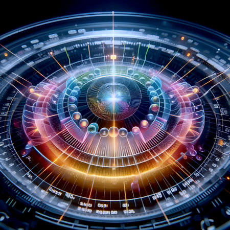 A modern progressive lenses technology, Ai generated image