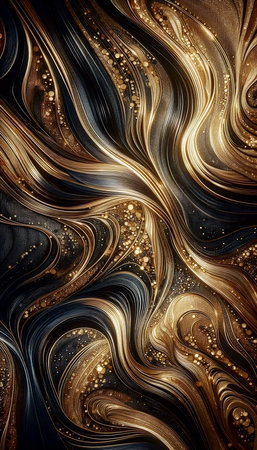 A modern metallic wall art print, Ai generated imageの写真素材