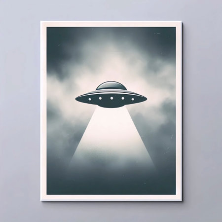 A framed art print, Ai generated image