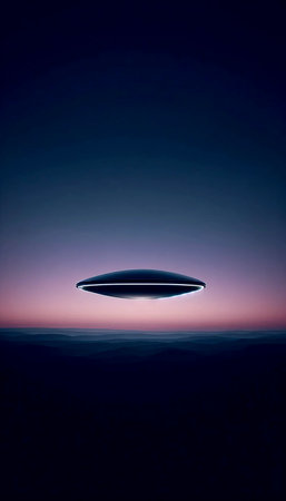 A modern I Want To Believe poster art, Ai generated imageの写真素材