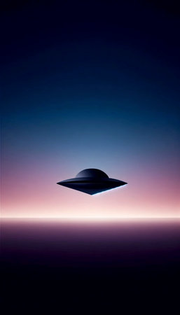 A modern I Want To Believe poster art, Ai generated image