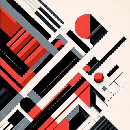 A minimalist Soviet constructivist poster, Ai generated image