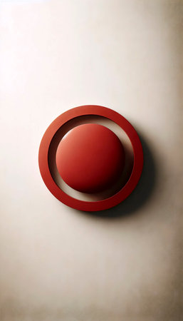 A minimalist terracotta core art print, Ai generated image