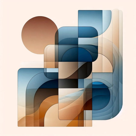 A fashionable minimalist art print, Ai generated image