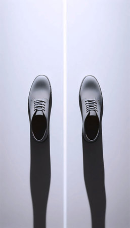 An overhead shot emphasizing symmetry and its break, Ai generated image