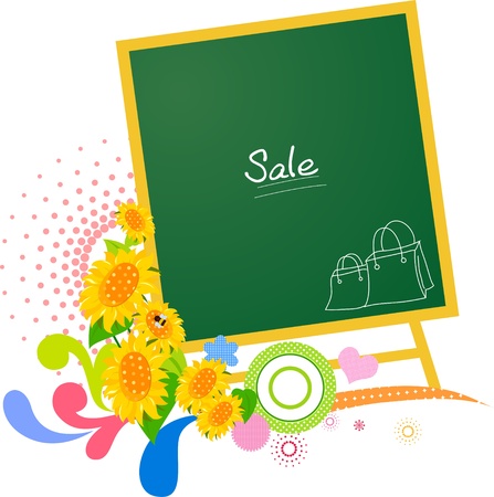 blackboard background のイラスト素材