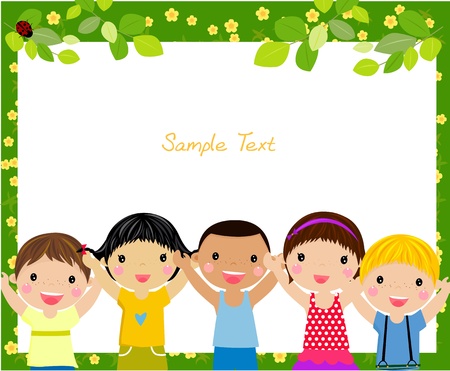 boys and girls のイラスト素材