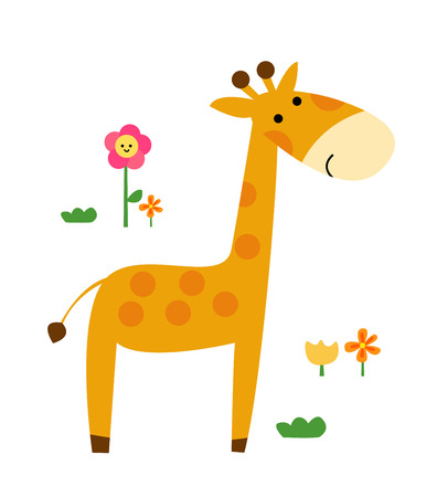 Giraffeのイラスト素材
