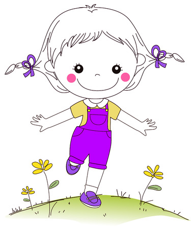 Happy childのイラスト素材