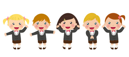 Group of studentsのイラスト素材