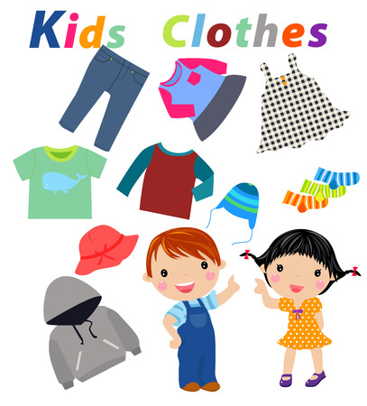Children clothesのイラスト素材